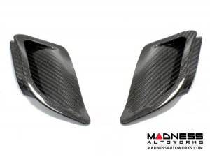 Alfa Romeo 4C Front Bumper Air Vent Trim Kit - Carbon Fiber - Launch Edition